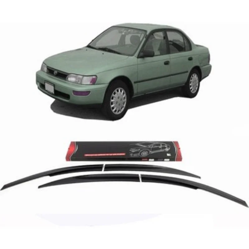 Car window accessories for Toyota Corolla 1992-1998 Sport Style window deflector rain cover visor awnings Exterior Accessory