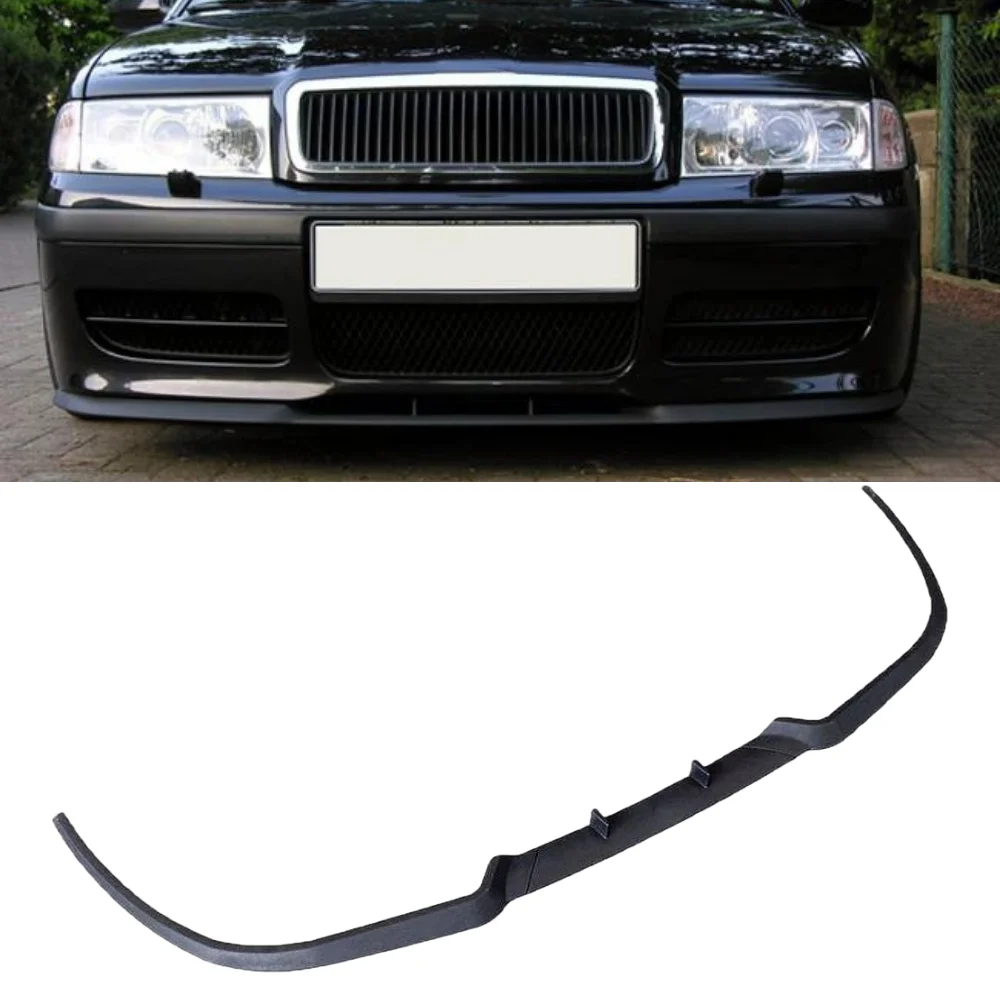 For Skoda Octavia MK1 MK2 CUPRA R FRONT SPOILER FRONT BUMPER LIP Spoiler lip universal 3pcs body kit Sport tuning Protector