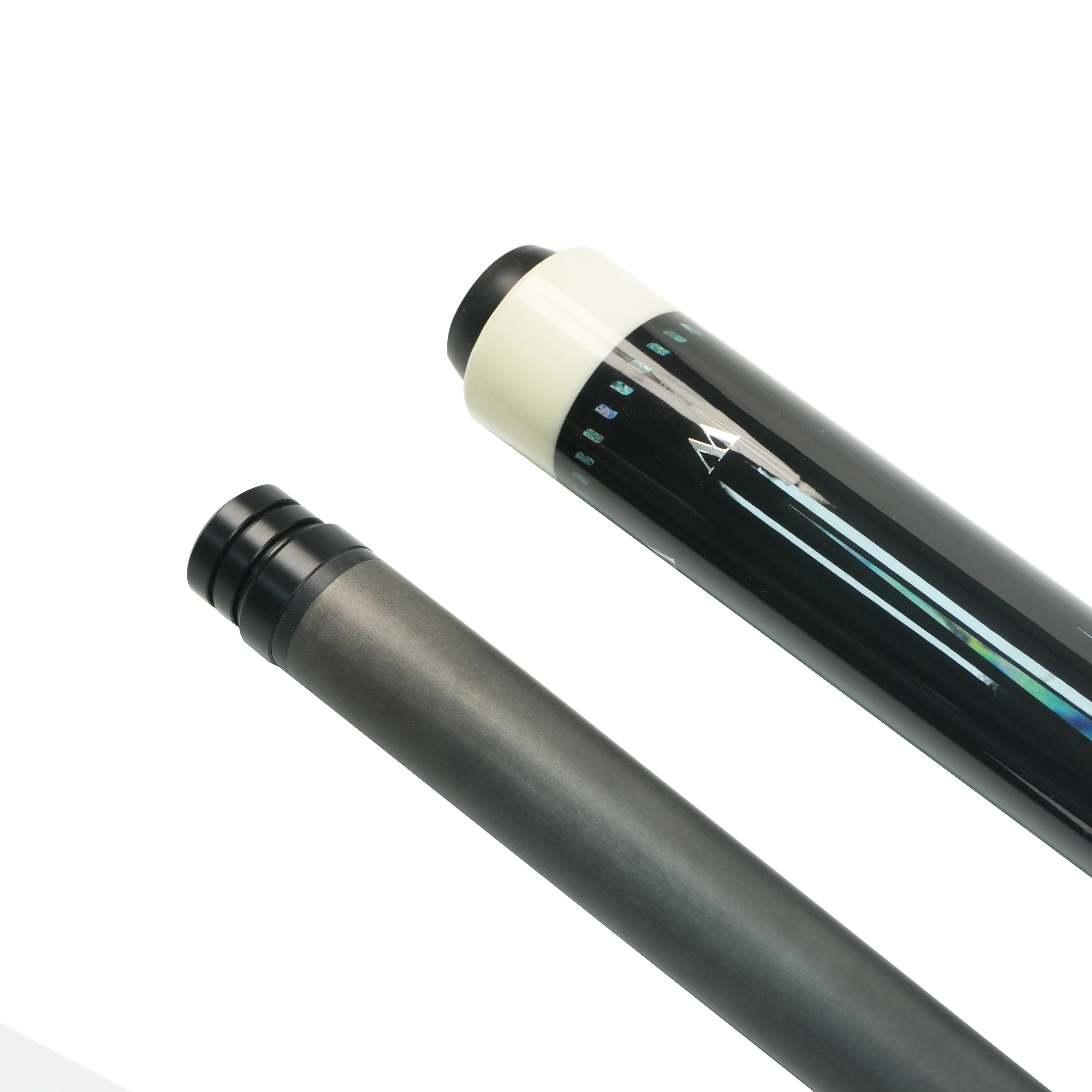 BIZU Carbon Fiber Black Tech Nine-Ball Pool Cue 12.5mm Tip Billiard Cue for Enhanced Performance