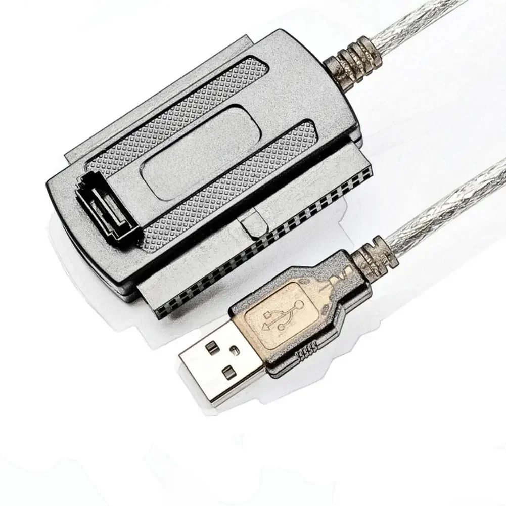 Adaptateur 3 en 1 USB 2.0 vers 3.5 pouces SATA PATA IDE, convertisseur de disque dur 3.5 pouces, câble adaptateur HDD pour PC portable