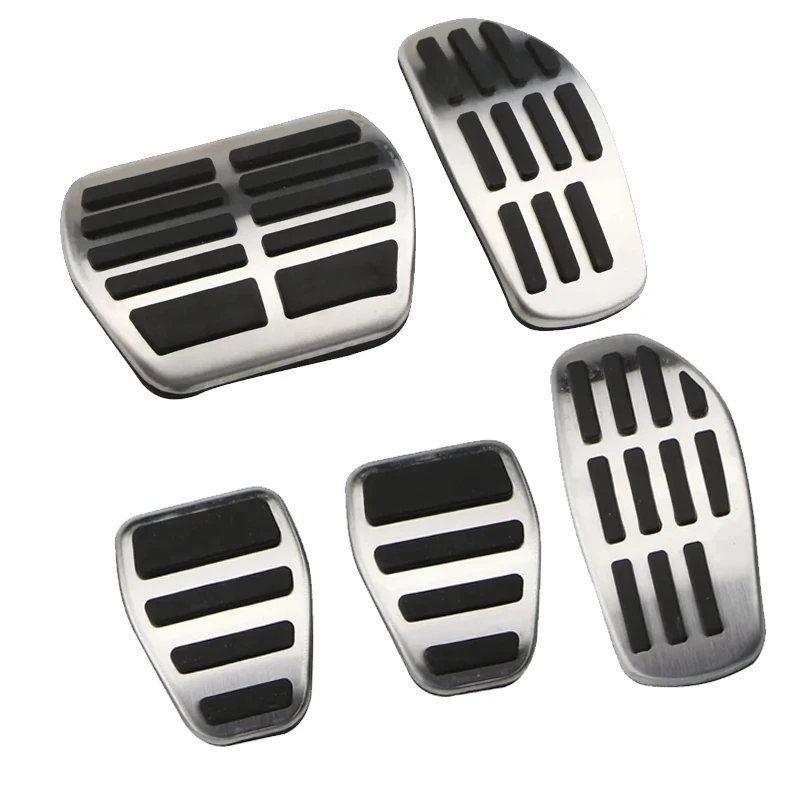 Car Foot Pedals Pad For Renault Austral Accessories 2022 2023 2024 Non-slip Rubber Restfoot Stainless Protection Stickers AT MT