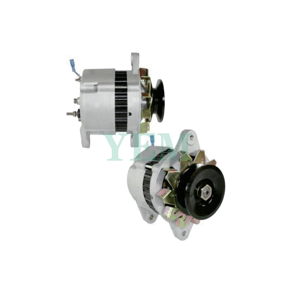 For YANMAR 3TN72 12V 35A Alternator 124080-77201