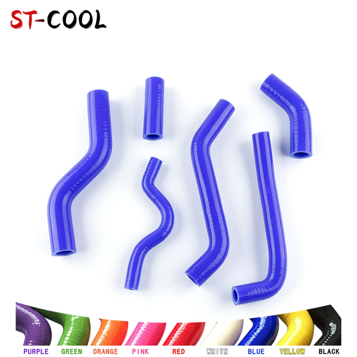

FOR KAWASAKI KXF 250 KXF250 2006 2007 2008 KX250F Silicone Radiator Hoses Kit Tubes Piping 6Pcs 10 Colors