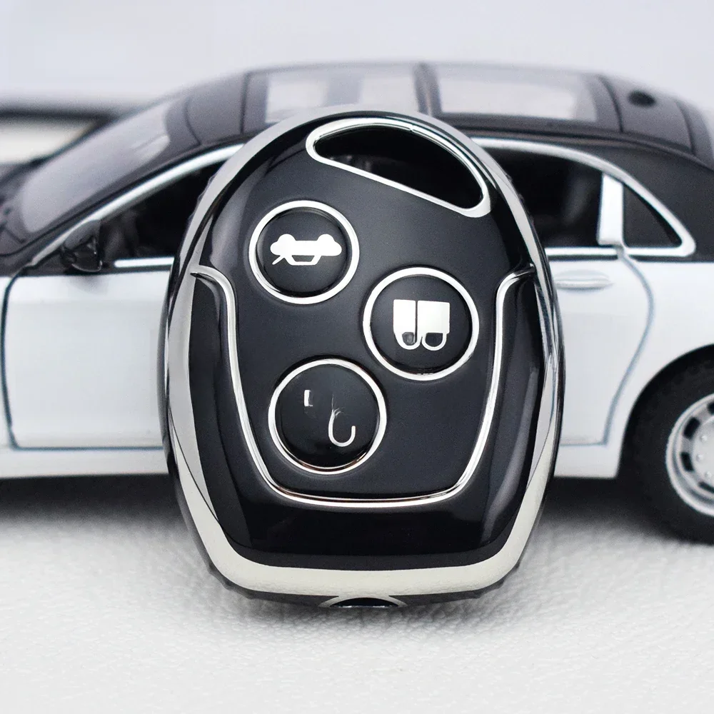 Étui pour clé télécommande de voiture en TPU, pour Ford Focus Mk2 MK7 Mk5 Mk6 Fiesta Fusion Mondeo Mk3 Transit Street Ka