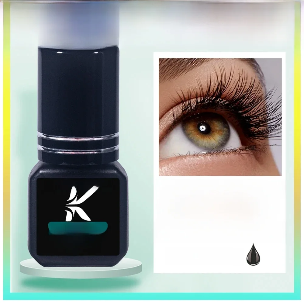 KODIES GEL Strong Plus klej do rzęs 5g czarny 0.3S-0.5S szybkoschnący klej do rzęs materiały do przedłużania Lift wodoodporny Permania 8 tydzień — zdjęcie 2