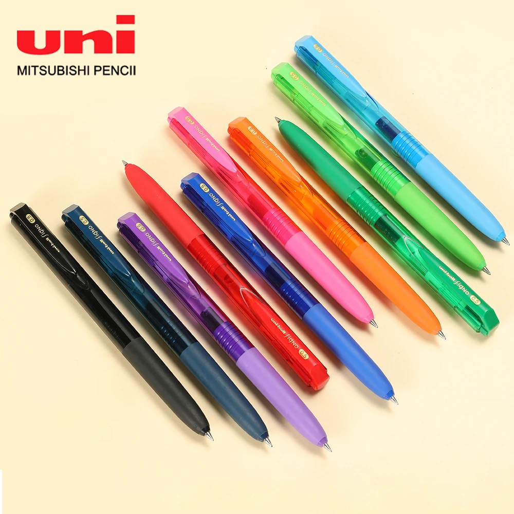 

3pcs Japan UNI Gel Pens UMN-155N Low Damping Full 0.28/0.38/0.5mm Thick Ink Office Signature School Stationery Art Supplies