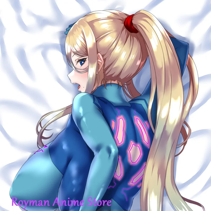 Dakimakura Anime Samus Aran (Metroid) Double Sided Print Life-size Body Pillow Cover