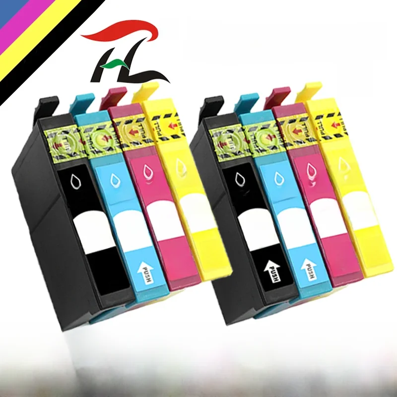 Cartouche d'encre Compatible HTL Epson 16XL T1631 1632 pour WF 2650 WF-2630 WF-2660 WF-2750 WF-2760 XP-320 XP-420 XP-424