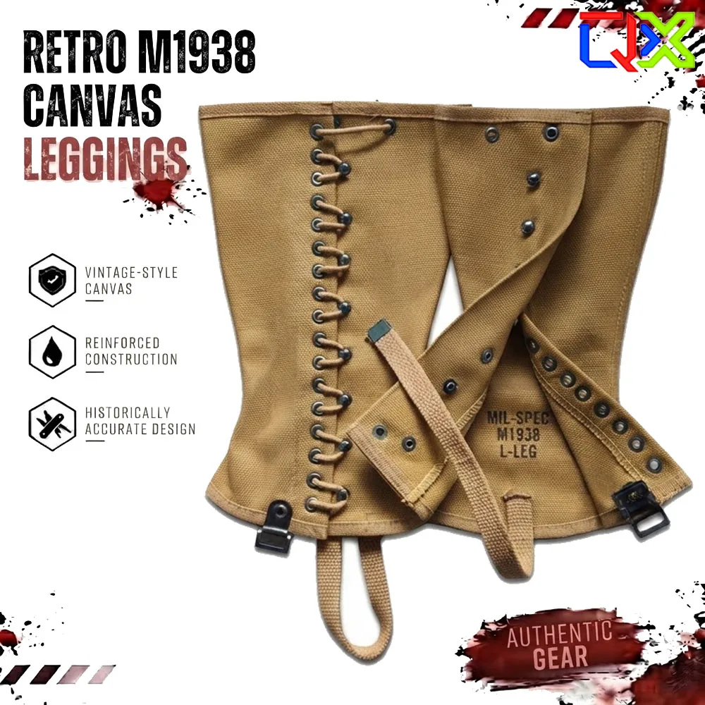 qx-retro-m1938-canvas-leggings-replica-outdoor-training-protective-leg-gaiters-vintage-military-style-leg-guards