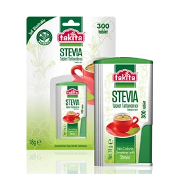 Cukier cukrzycowy dla diabetyków Takita Stevia tabletka słodząca 300 sztuk 18 G