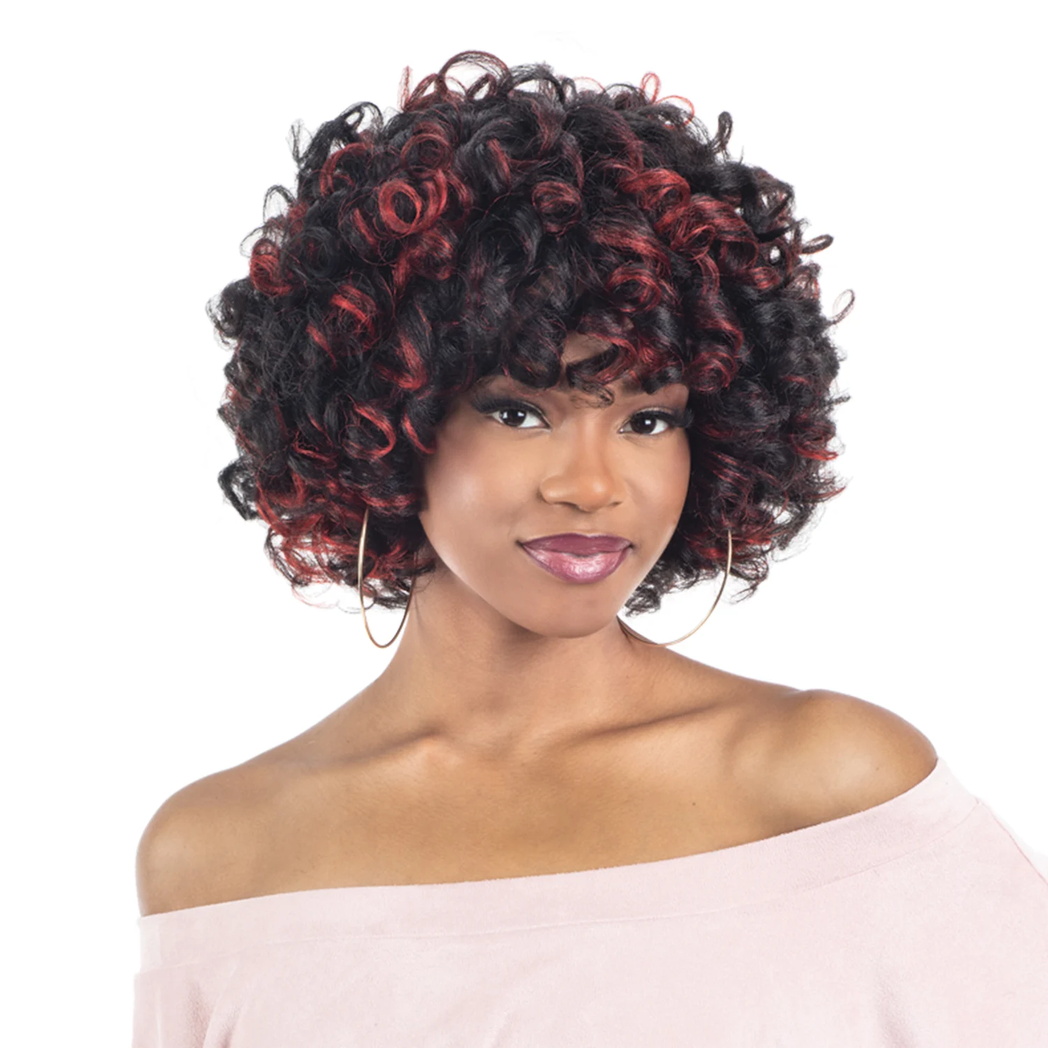 Shake-N-Go Natural me Peluca sintética Flexi-Rod Curl