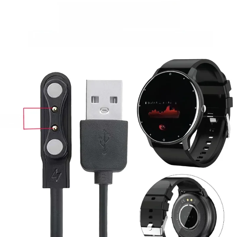 Câble de chargement USB 2 broches pour montre intelligente ZL02 / ZL02D
