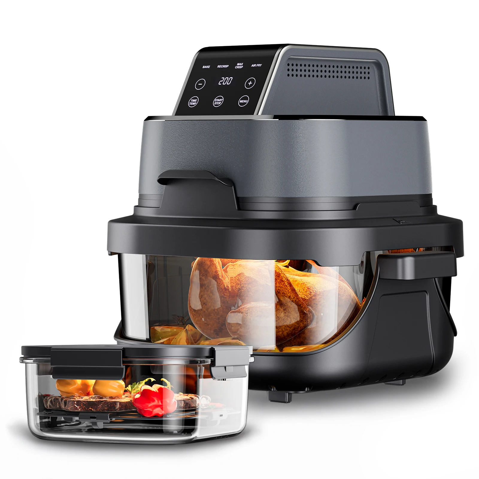 Freidora de Aire GTPLAYER 4L Multifuncional con Ventana 🍟