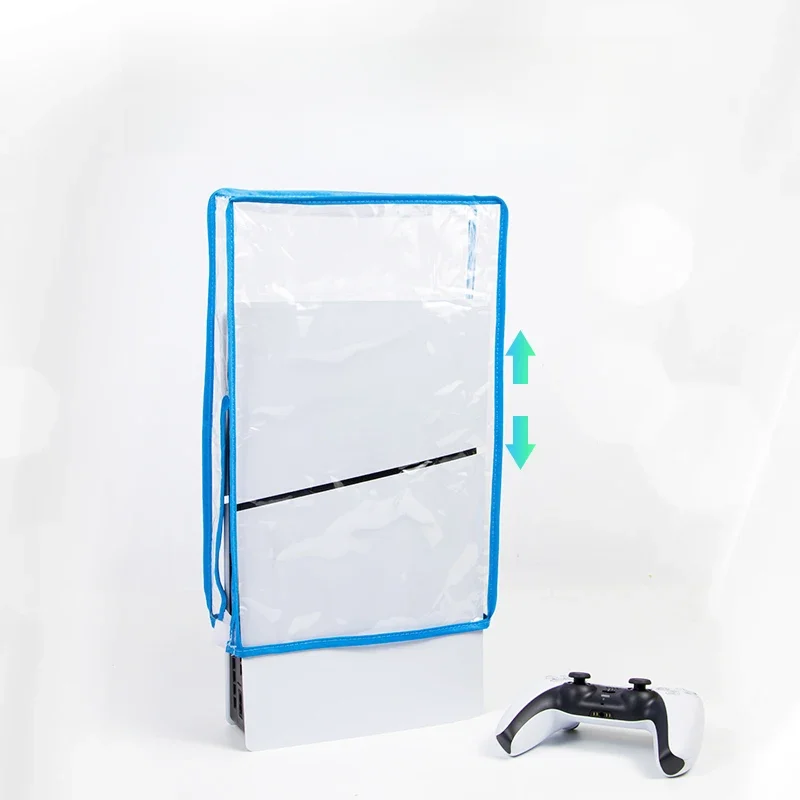Housse anti-poussière pour Console PS5, étui Transparent anti-poussière, sac de prévention de la poussière, accessoires de jeu pour Version disque et édition numérique