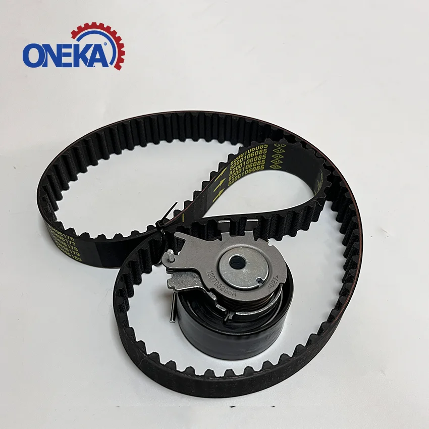 ONEKA Engine Parts Timing Belt Kit for Dacia Logan Sandero Petrol 1L 1.2L Renault Clio Twingo 1.2L 7701476745 Tensioner Pulley