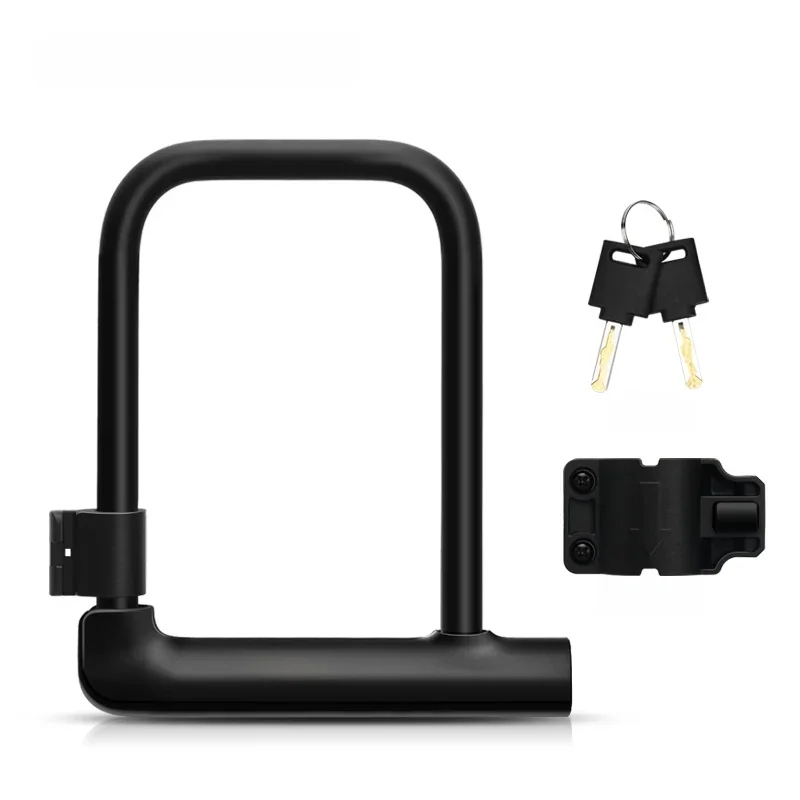 AliExpress riderace RIDERACE Bicycle U-Lock Portable Anti-theft Safe High Security MTB Mountain Bike Lock With 2 Keys For Scooter Electric E-Bike