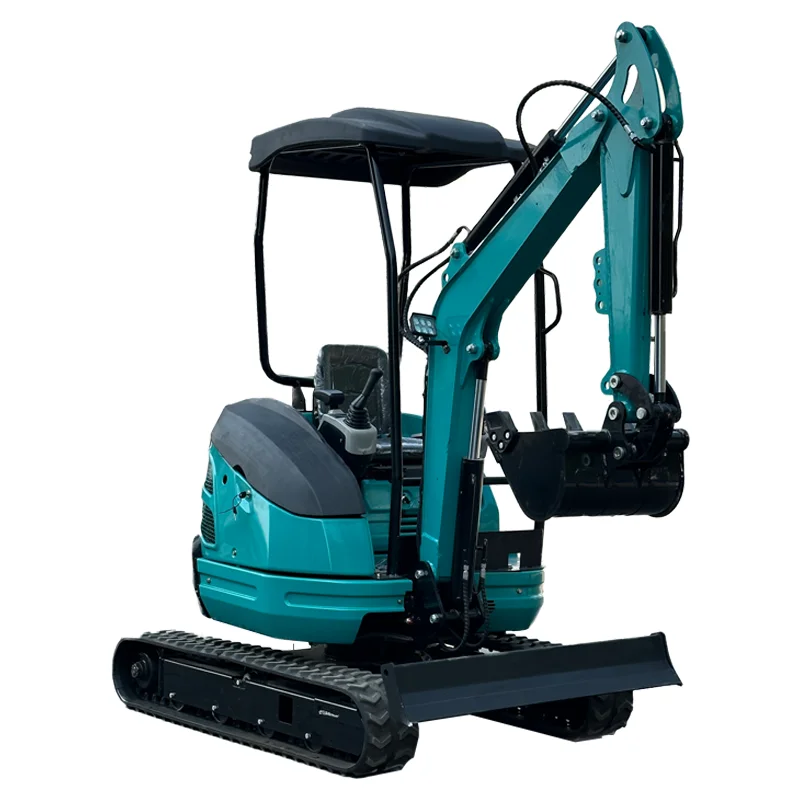 Mini 1 Excavator 2 Ton Crawler Digger CE EPA Mini Pelle Kubota Engine Hydraulic 5 Ton Excavator Diesel Engine Compact Excavator