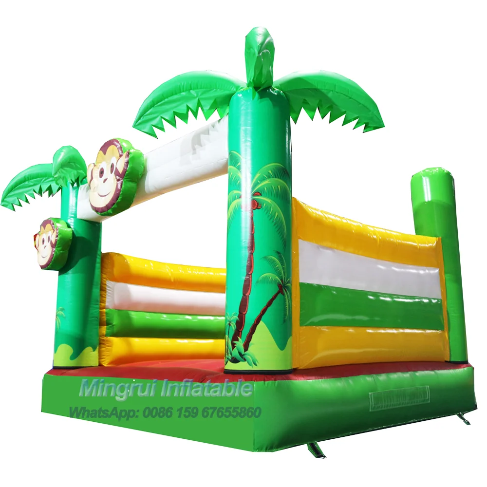 Inflatable Forest Jungle Monkey Bouncing House for Kids