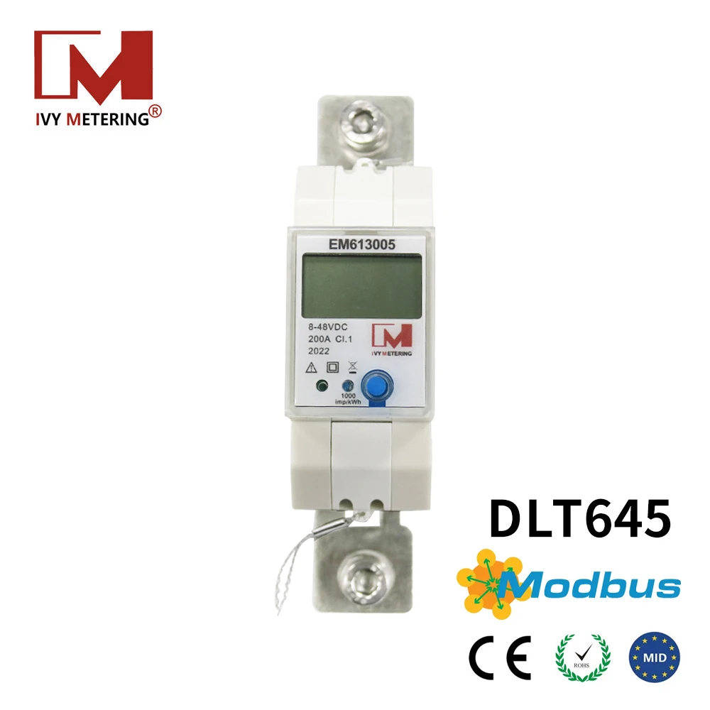 EM613005 12V 24V 36V 48V Battery Monitor RS485 Modbus DC Smart Shunt Energy Meter