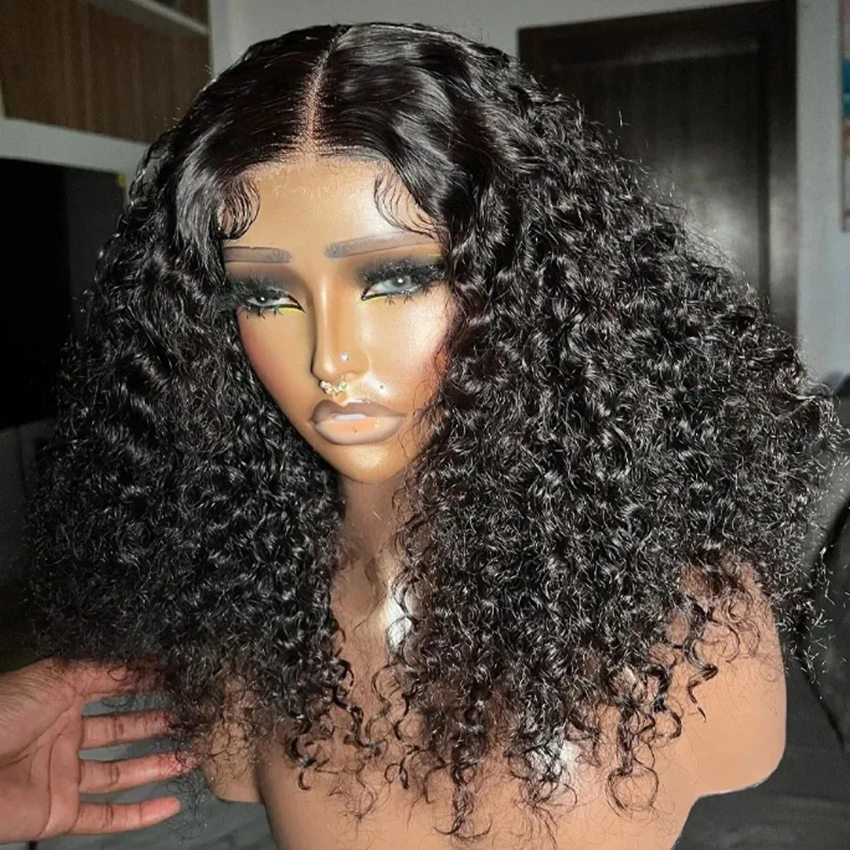 

16 18 Inch Kinky Curly Bob Wigs Human Hair Transparent 13x6 Lace Front Wigs 13x4 Lace Frontal 6x6 Glueless Wigs Remy For Women