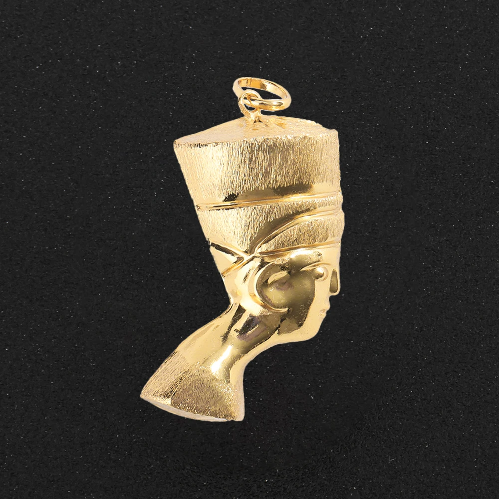 Gold Farbe Hip Hop Persönlichkeit Anhänger Afrikanische Karte Meerjungfrau Dollar Euro Form Anhänger Partei Schmuck Geburtstag Geschenke – Detail 4