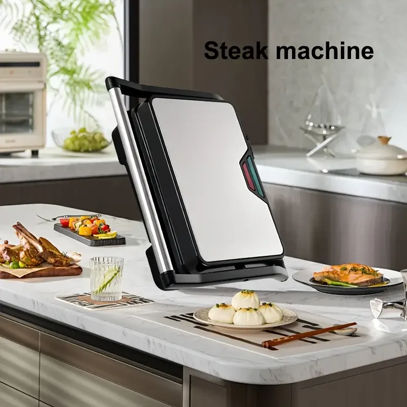 Home Steak Machine, Sandwich Machine, Waffle Maker, Heated Electric Pancake Maker, Light Toaster, Breakfast DIY Gadget