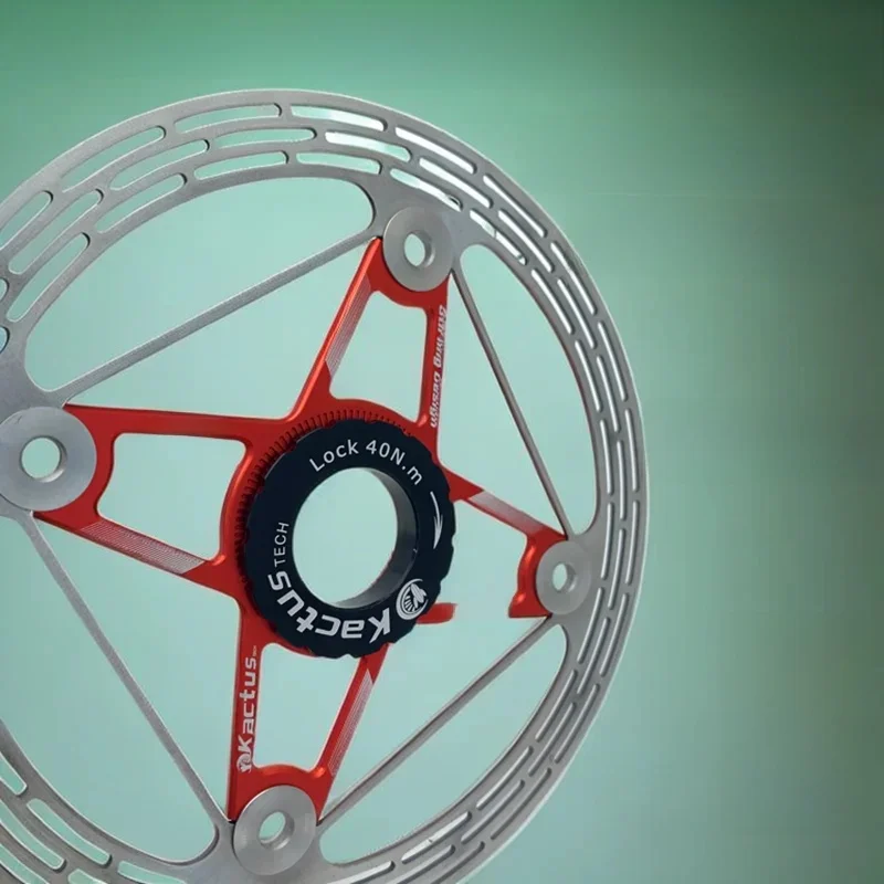 AliExpress NONE 2pcs KACTUS Hydraulic Brake Lightweight 85g Centerlock Disc Brake Rotors Thicken AL7505 Fast Cooling Float Bicycle Parts 140mm