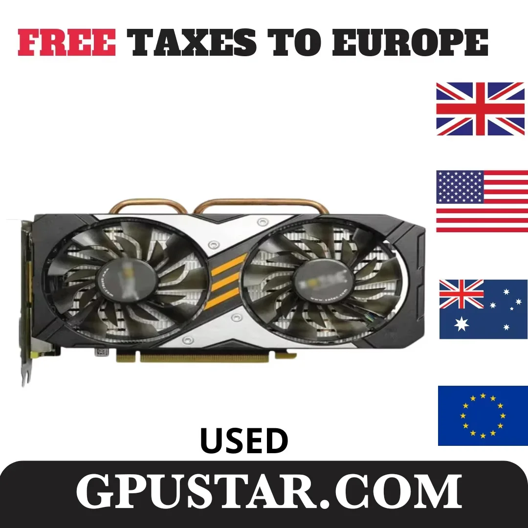 2024 бывшая в употреблении игровая видеокарта ZOTAC GTX 960 4 Гб бит GTX960 4G GPU графическая карта GDDR5 PCI Express 3,0 16X