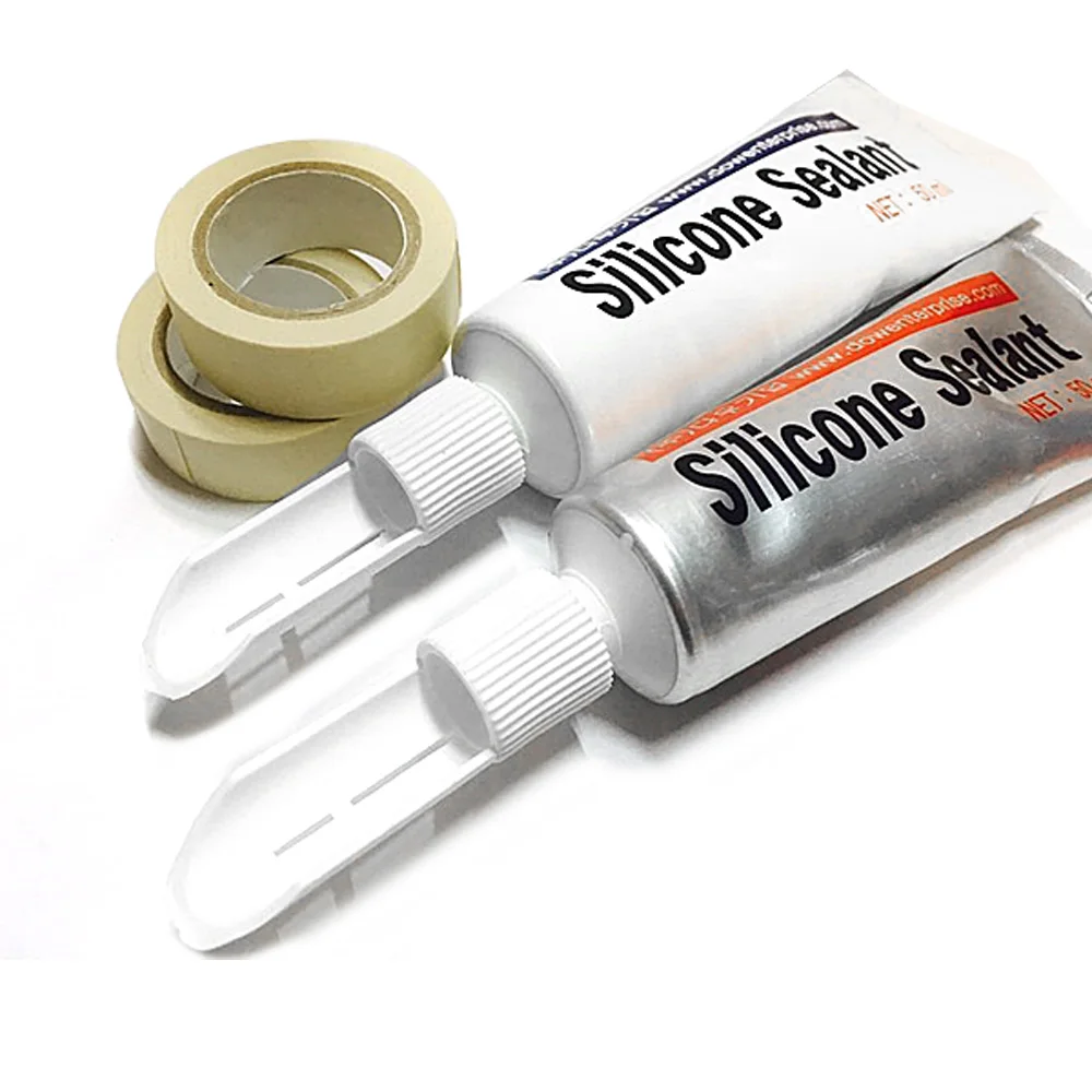 Adhesive White Transparent Tube Type Fuse Silicone Silicas 50ml