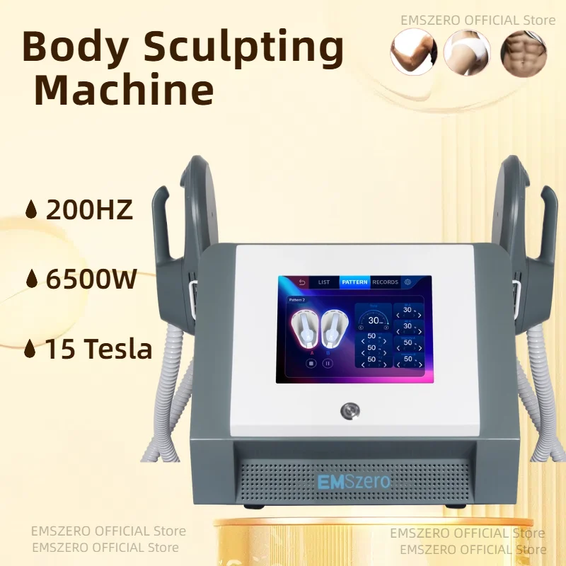 

EMSZERO Sculpt Therapy Body Slimming RF EMS Electromagnetic Muscle Stimulator Professional Sculp 6500w 5 Handle Pelvic