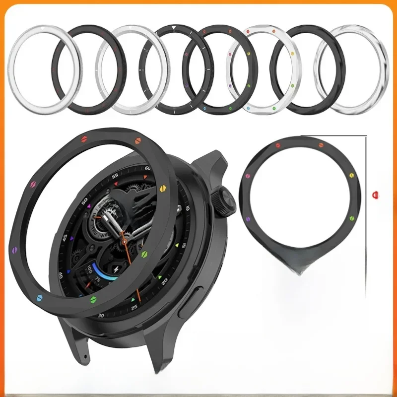Anneaux de lunette en métal pour montre Xiaomi S4/S3, pour montre Xiaomi S4 ESIM/S3 ESIM, protecteur de lunette en acier inoxydable, anneau de couverture de montre