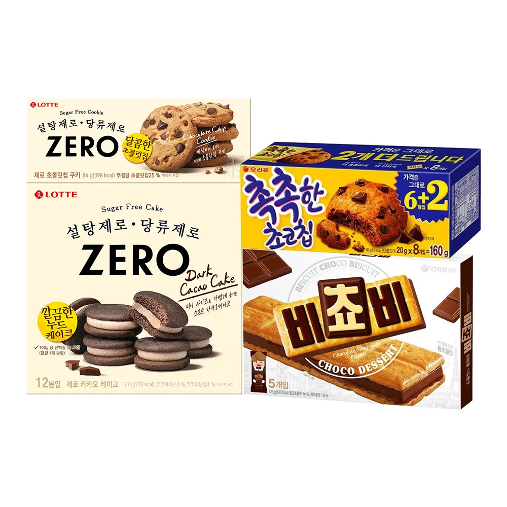 Bichobi 125g x 1x1x1 x feuchte Schokoladen chips 160g x 1x0x0 Kakao kuchen 1x0 Schokoladen keks 84g x 1 x