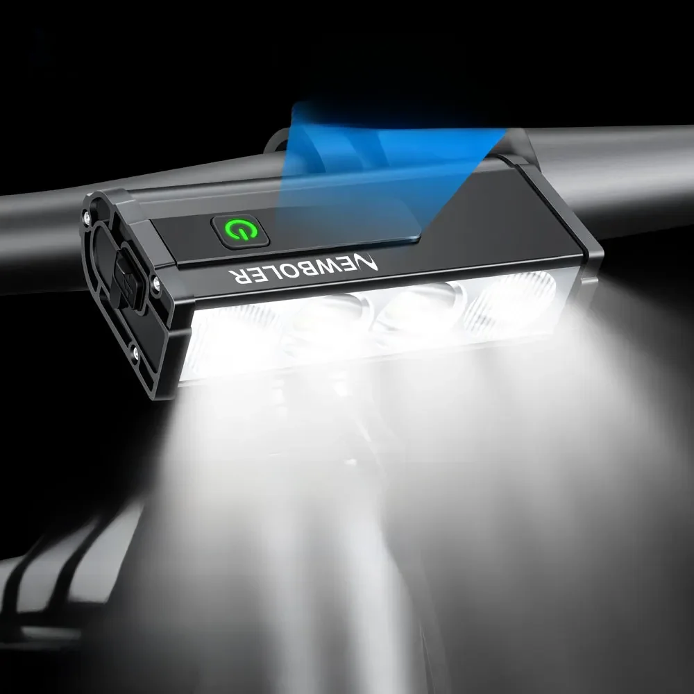 AliExpress NEWBOLER Bicycle Light Front 2000mAh Bike Light  3000Lumen Waterproof Flashlight USB Charging MTB Road Cycling Lamp Accessories