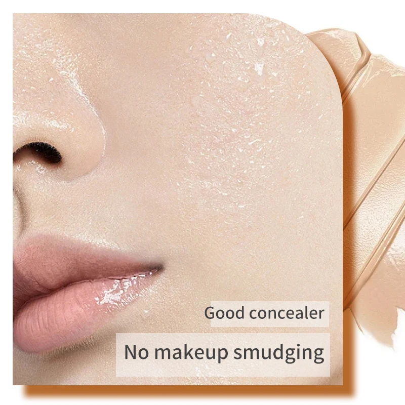 Three-color concealer, foundation contour makeup board, eye cream concealer, long-lasting coverage, waterproof
