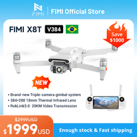 FIMI X8T 4k Profesional Drone Thermal Infrared Lens Triple-camera gimbal system RokLink 5.0 20KM Transmission GPS Quadcopter