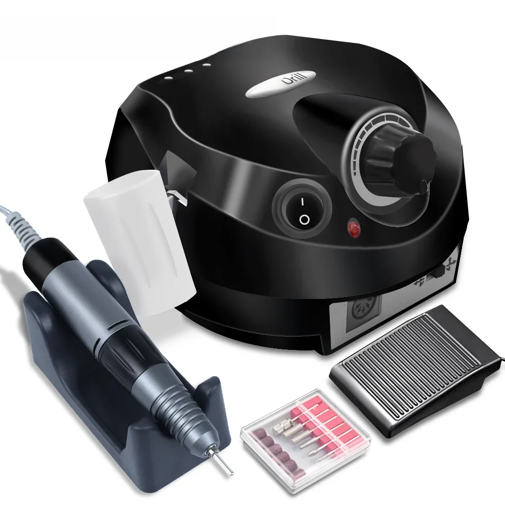 Profissional elétrica prego broca máquina, conjuntos de fresa, manicure elétrica unha lixadeira,