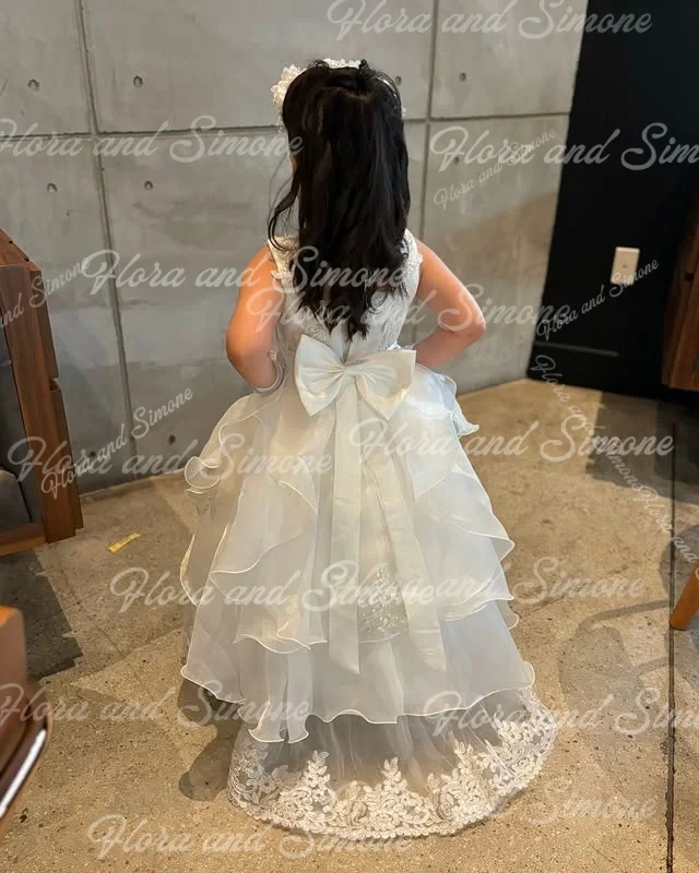 Robe de princesse bleue brodée en dentelle contrastée, jupe Tutu, robes de demoiselle d'honneur pour fêtes de bal, spectacles de danse, fête d'anniversaire