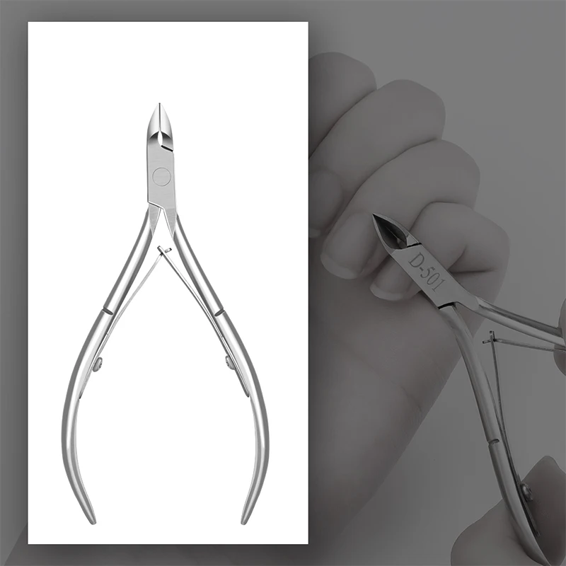 6Mm Blade Vingernagel Teennagel Cuticle Nipper Trimmen Rvs Nail Clipper Cutter Cuticle Schaar Tang Manicure Gereedschappen