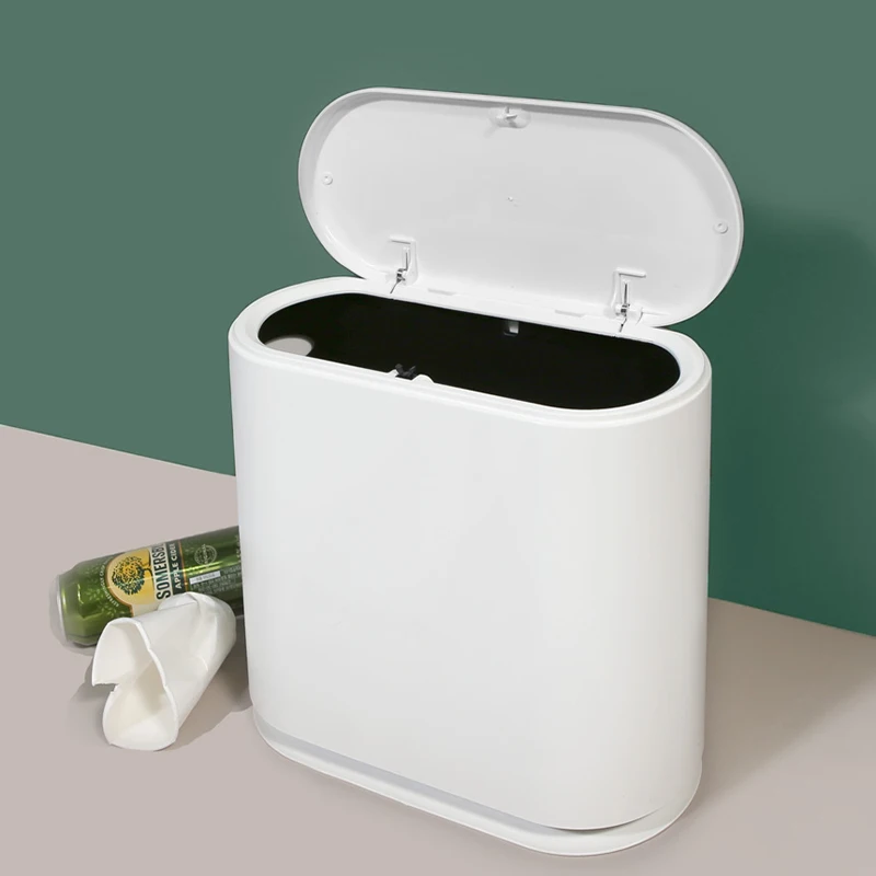 Multi-use separate collect household one-touch multi-trash can 10L