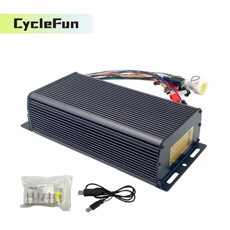 

Sabvoton SVMC7280 APT V2 2KW-3KW 36V-72V DC 80A Brushless DC Controller with Hall Sensor Electric Scooter Hub Motor Accessories