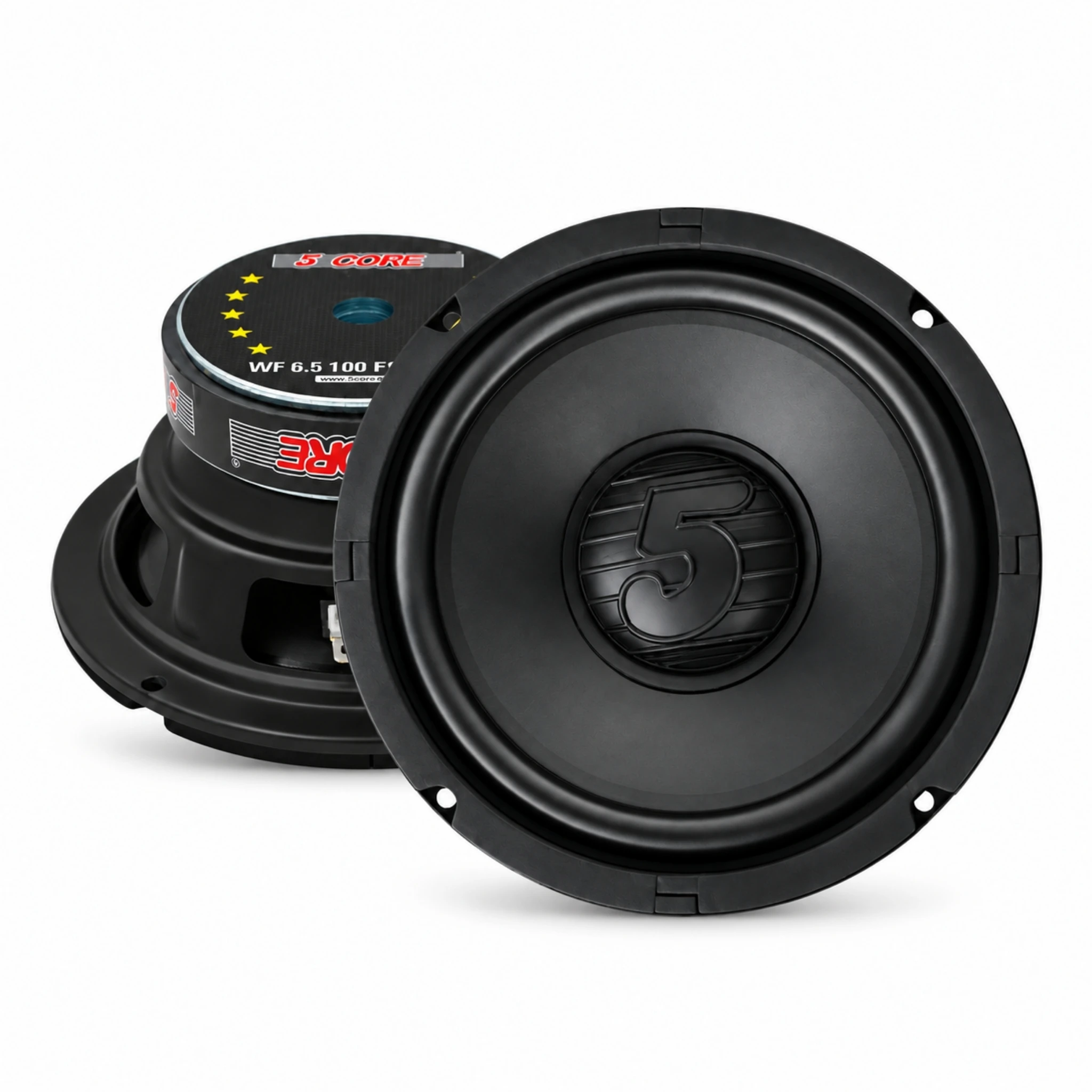 5 Core 6.5 Inch Subwoofer 500W 4Ohm Car Audio Shallow Woofer Speaker