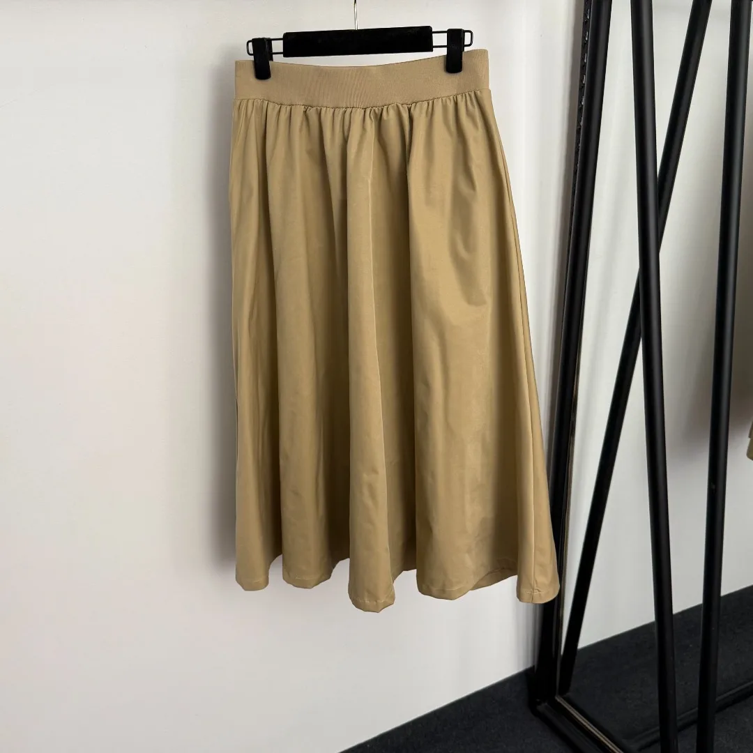 

2025 Autumn/Winter Women's High Waist Zipper Half Skirt HL111