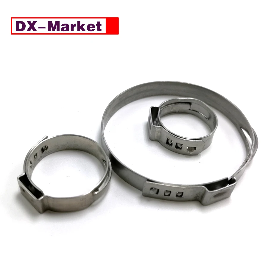 54.3มม.-75.5มม.,304สแตนเลสสตีลเดี่ยวหู Clamp คลิปยึด Band Tube Clamp ,C014