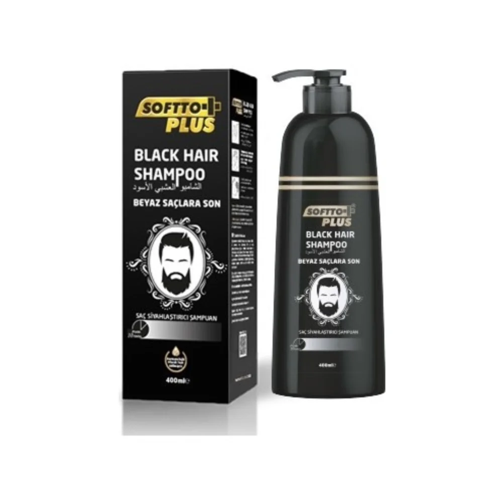 Black Hair Beard Care Men Shampoo Anti-White New Pigment Permanent Washing Simple Easy Fast Effective Impressive Fashion