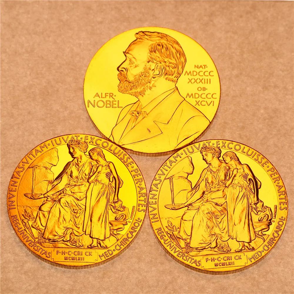 2016 Swedish Nobel Heads Coin,The Nobel Prize In Physiology Or Medicine Gold Coin