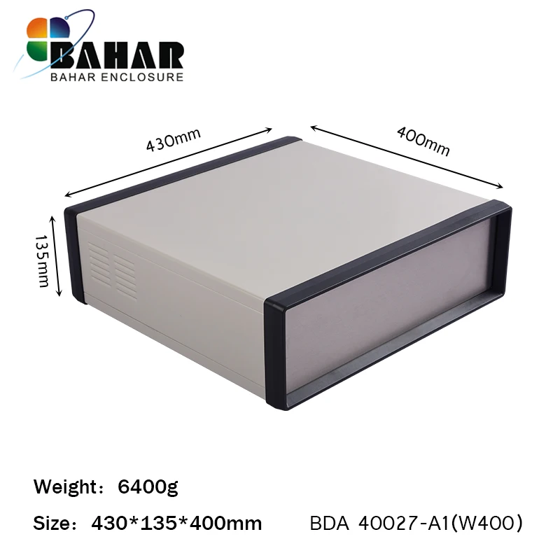 

Bahar Enclosure Metal DIY Control Box Iron Junction Box for Secure Wire Management Model BDA 40027 Electronic Project Instrument