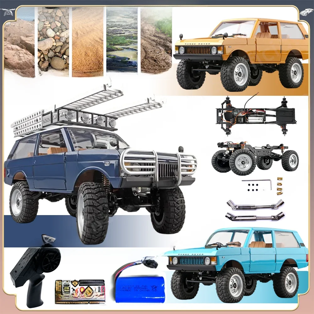 MN168 RC Auto 1:12 Volledige Schaal RTR Versie MN Model 2.4G 4WD 280 Motor Proportionele Off-Road RC Afstandsbediening Auto voor Jongens Geschenken - afbeelding 2