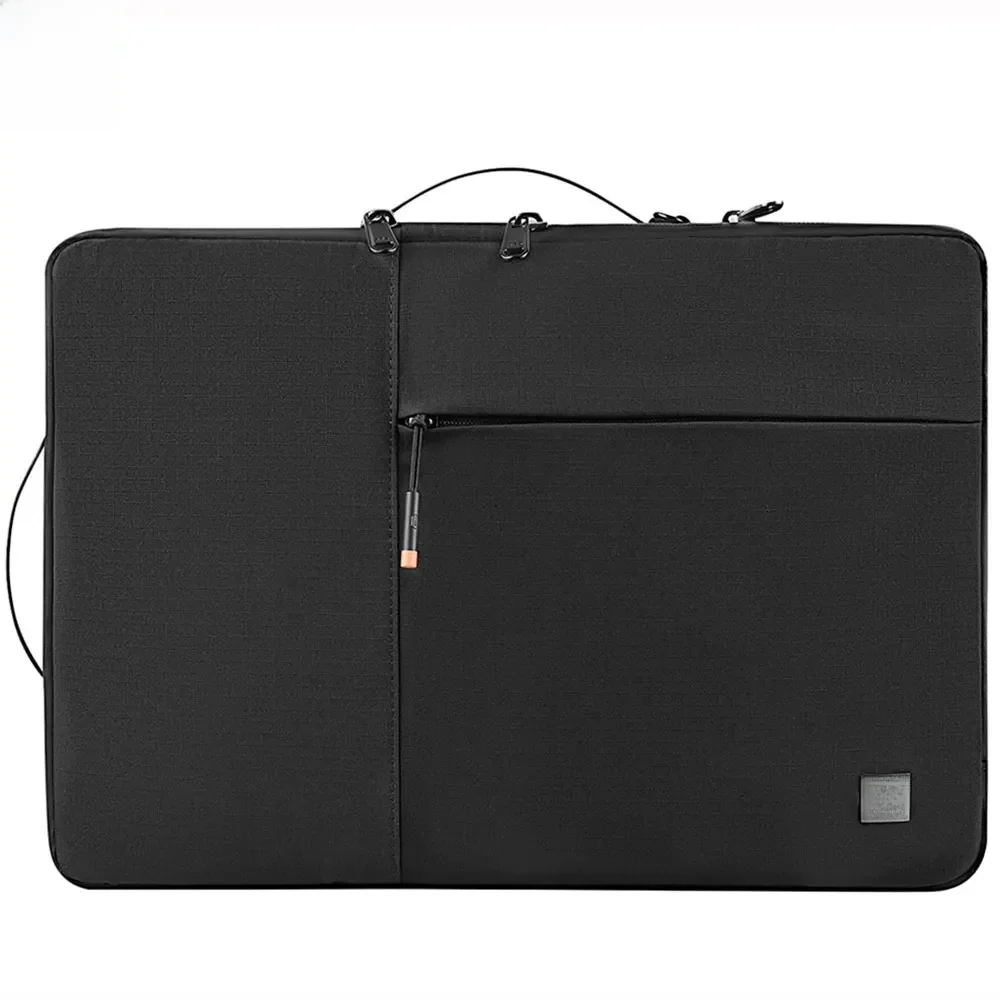 WIWU Nowy przenośny pokrowiec na laptopa 13 14 Dwuwarstwowa torba na laptopa do MacBook Air 15 Air 13 2025 Wodoodporna torba na laptopa 15.6 — zdjęcie 2