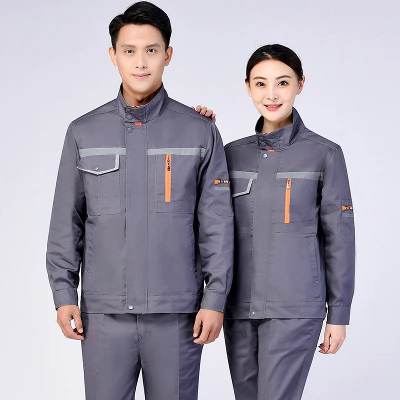 2024 New Working Suit For Men Women Reflective Safety Workwear Factory Workshop Uniforms Workers Labors Coveralls Jacket Pants4x