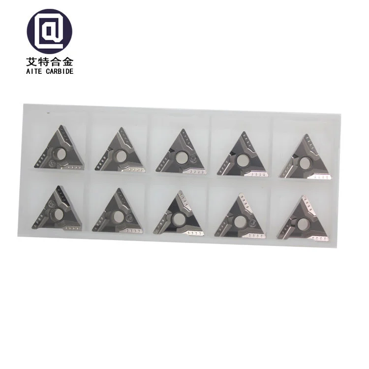 10 pcs Ceramic TNMG160404L-VF Carbide Turning Tool CNC Lathe Insert Triangular Grooving Cermet Insert
